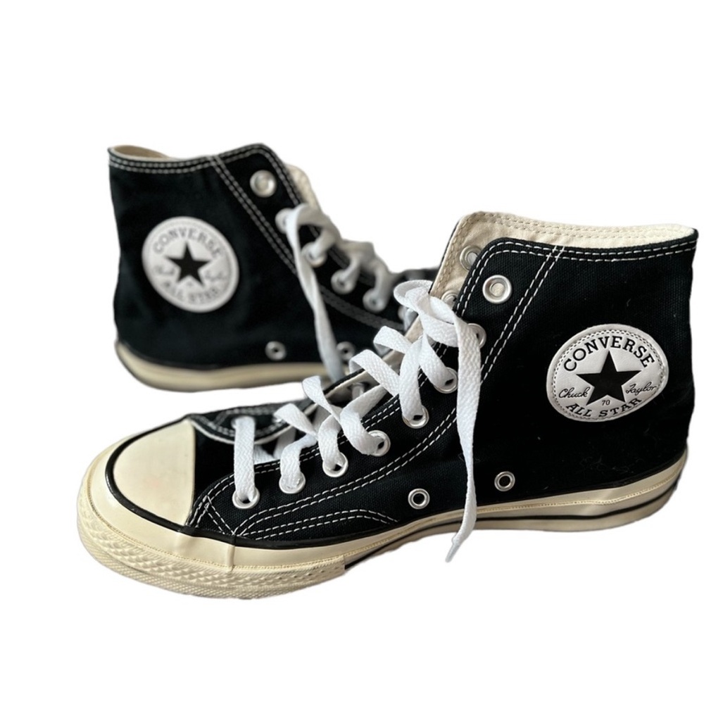 Converse Black and White High-Top Sneakers